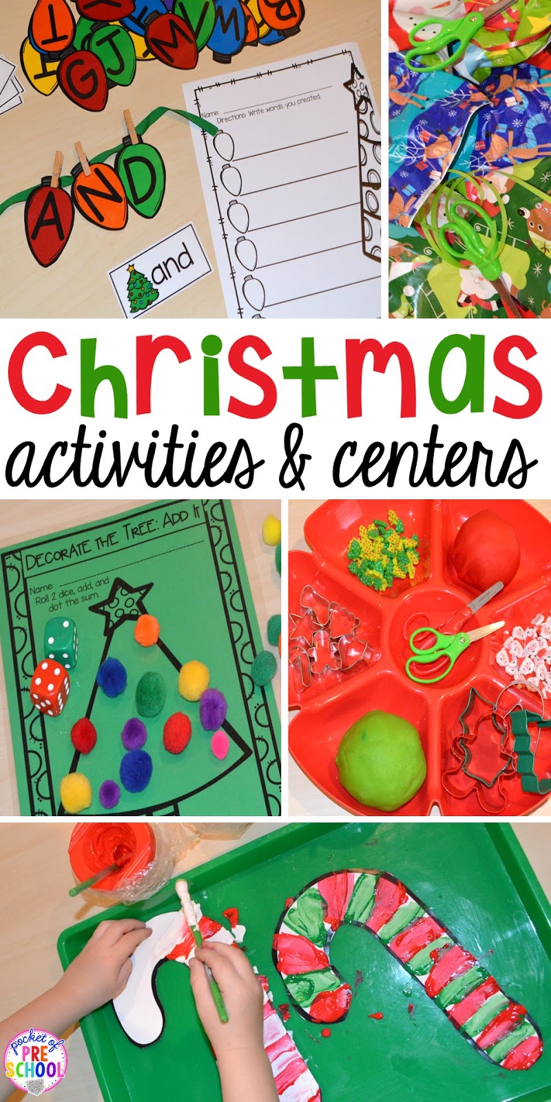 Kindergarten Christmas Activities Printables