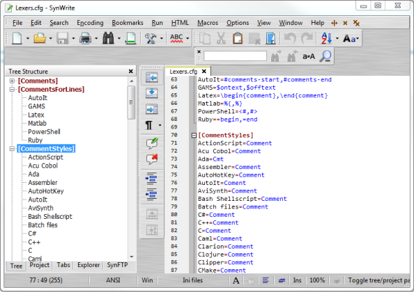 ตัวแก้ไข SynWrite