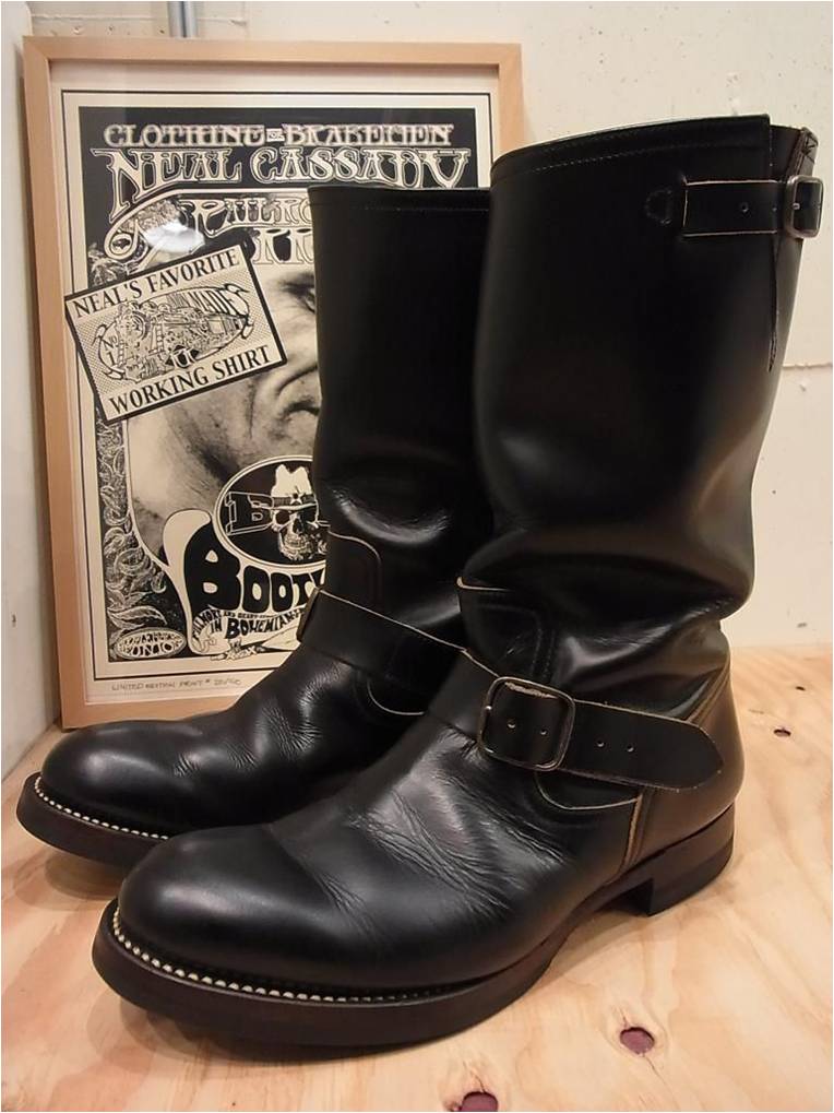 Vintage Engineer Boots: MODIFIED 1930'S CUSHMAN ENGINEER BOOTS