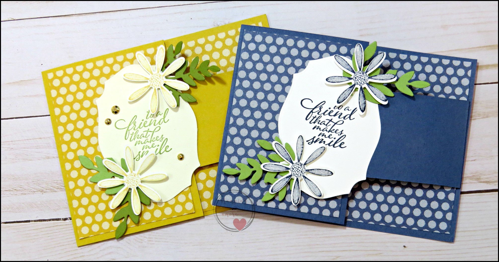 Stampingwithamore BUCKLE FOLD CARD TUTORIAL