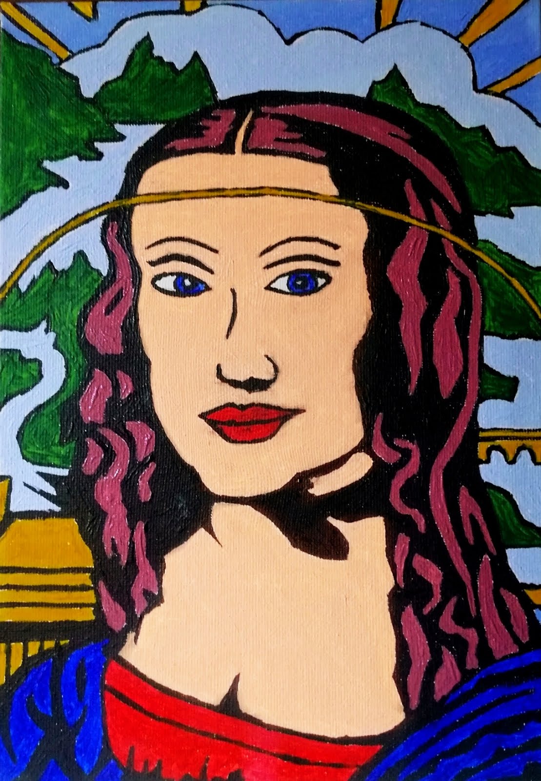 "Mona Lisa" (Cartolino 18x24cm)