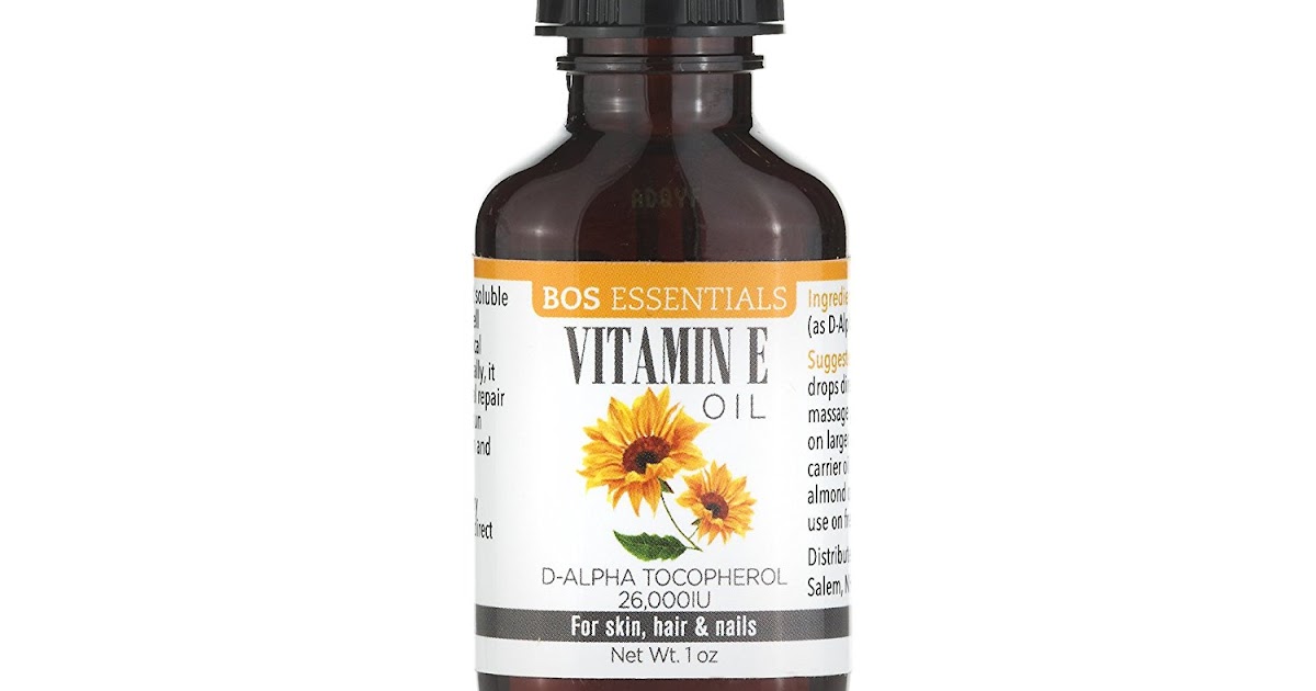 BEAUTY Natural Vitamin E Oil (as DAlpha Tocopherol) PURE
