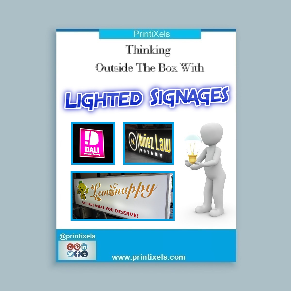 Thinking Outside The Box With Lighted Signages Thinking Outside The Box With Lighted Signages
