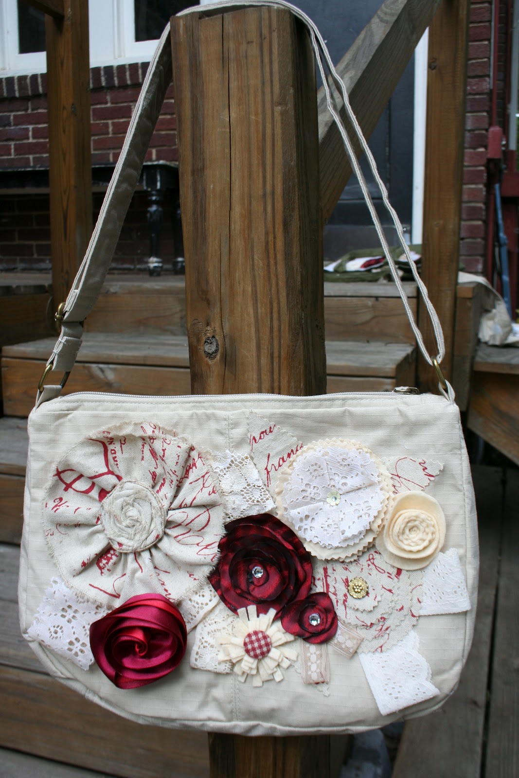 Glazed from the Heart Embellished Handbags