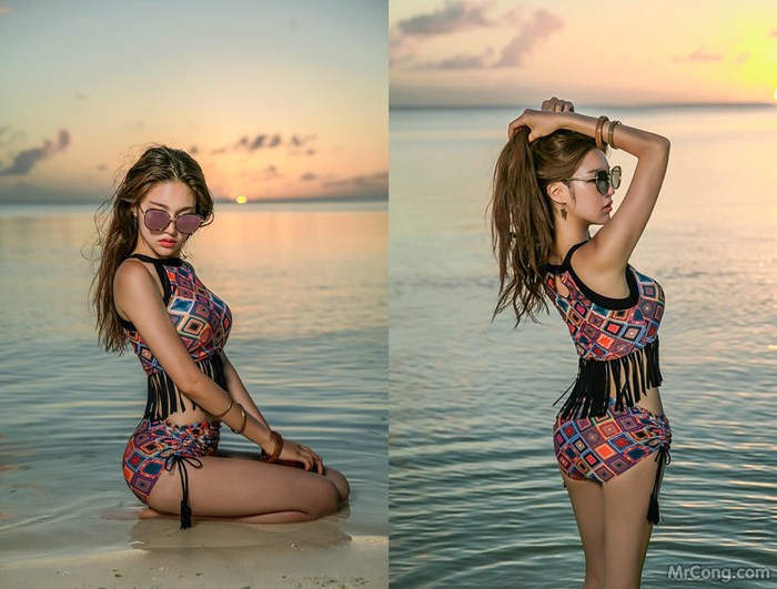 Enthralled with Park Jung Yoon's super sexy marine fashion collection (527 photos)