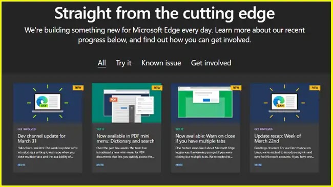 Microsoft Edge gets workspaces for sorting tabs in individual groups ...