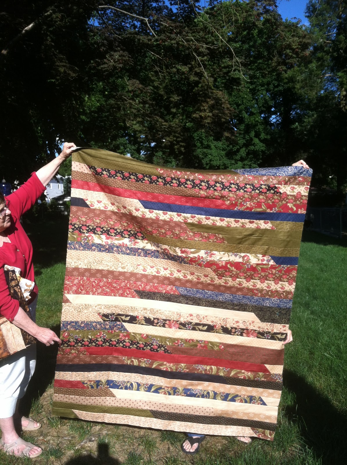 Jersey Girl Quilters The Finished Jelly Roll 1,600 inch Quilt Tops