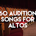 60 Audition Songs For Altos