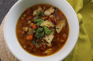 Mediterranean Fish and Chick Pea Stew