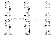 . and didn't fit Love Hate's more sketchy cutout look. lovehate filtertests