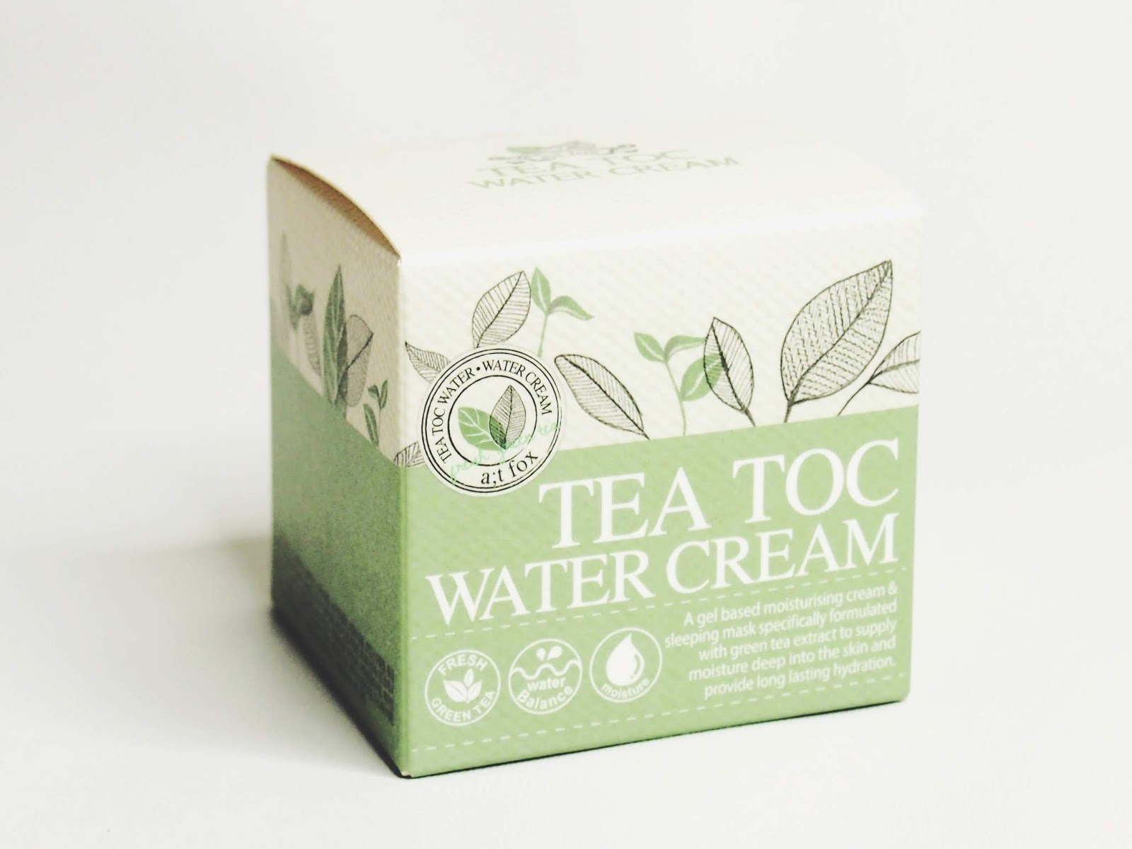twelvebruary [REVIEW] TESTERKOREA a;t Fox Tea Toc Water Cream