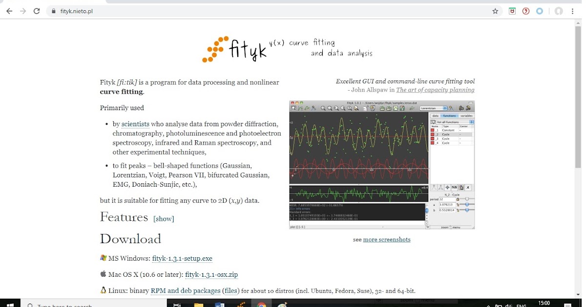 fitting basleine with fityk fitting basleine with fityk