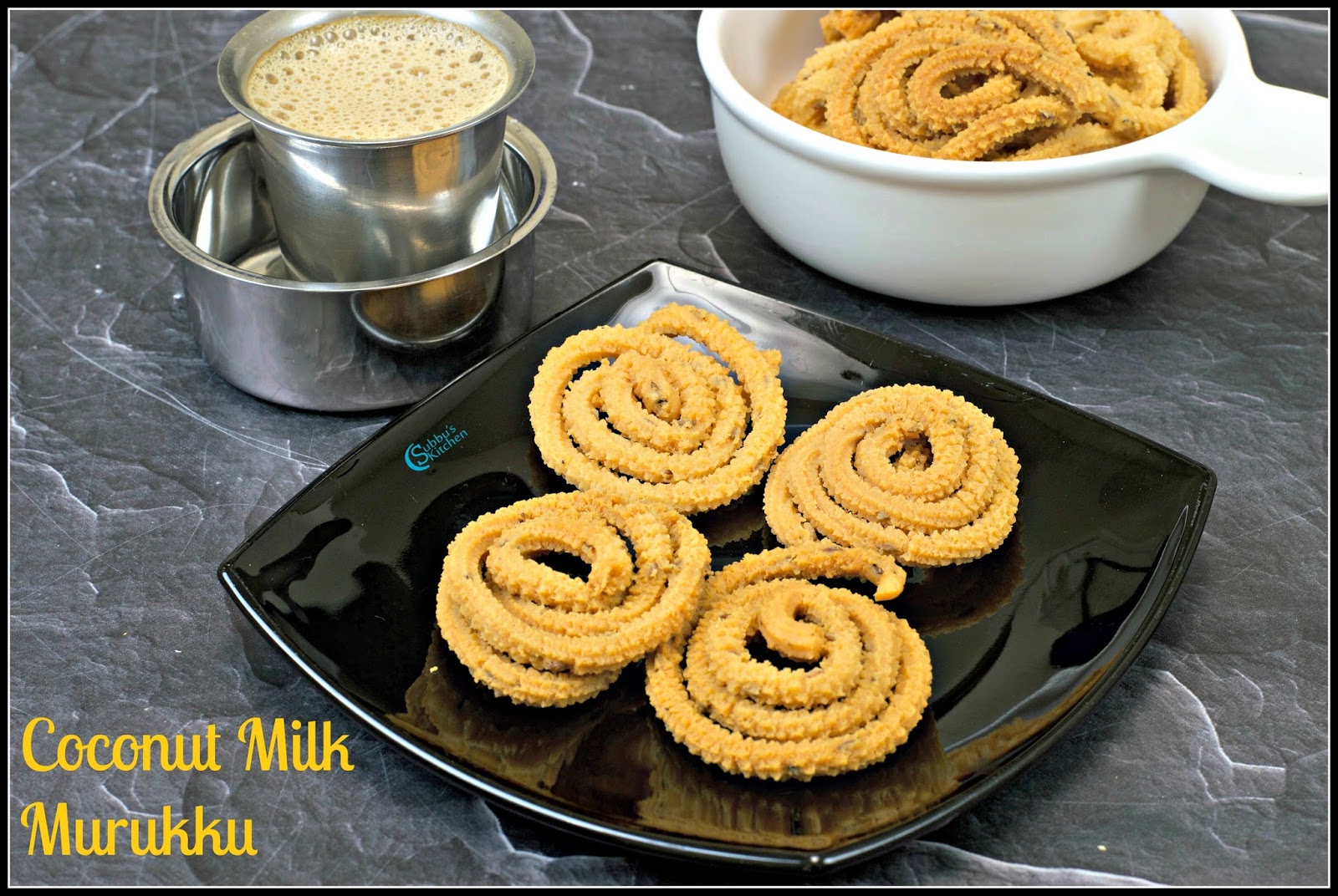 Instant Coconut Milk Murukku Recipe Coconut Milk Chakli Recipe