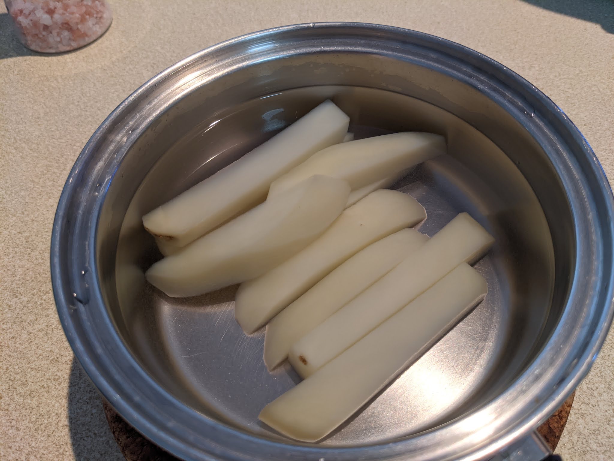 Health Journey How to make healthy home made chips / fries