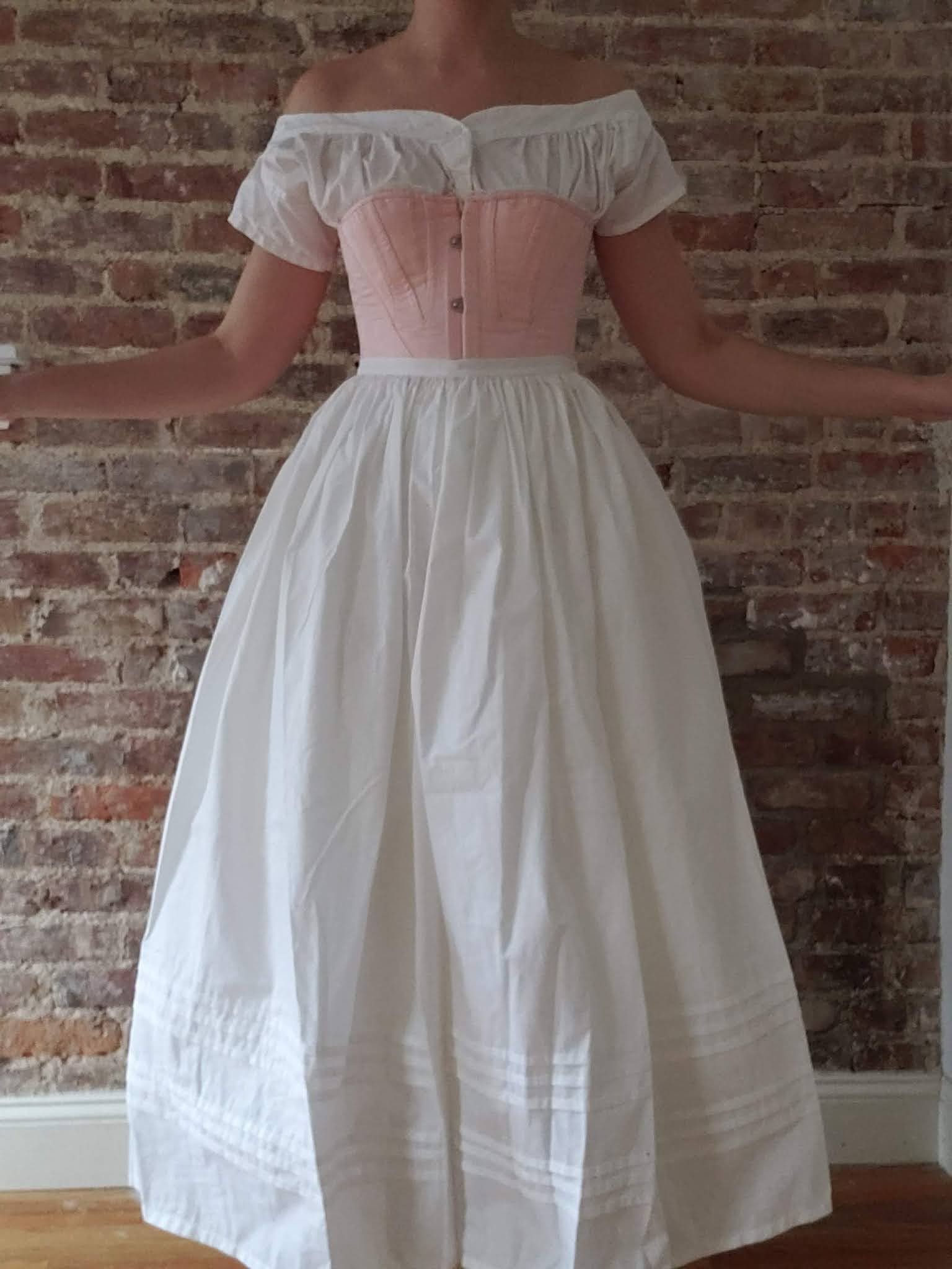 How to Sew a Victorian Petticoat with Tucks Historically Accurate Method
