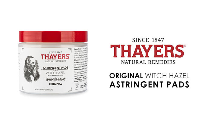 Thayers Original Witch Hazel Astringent Pads