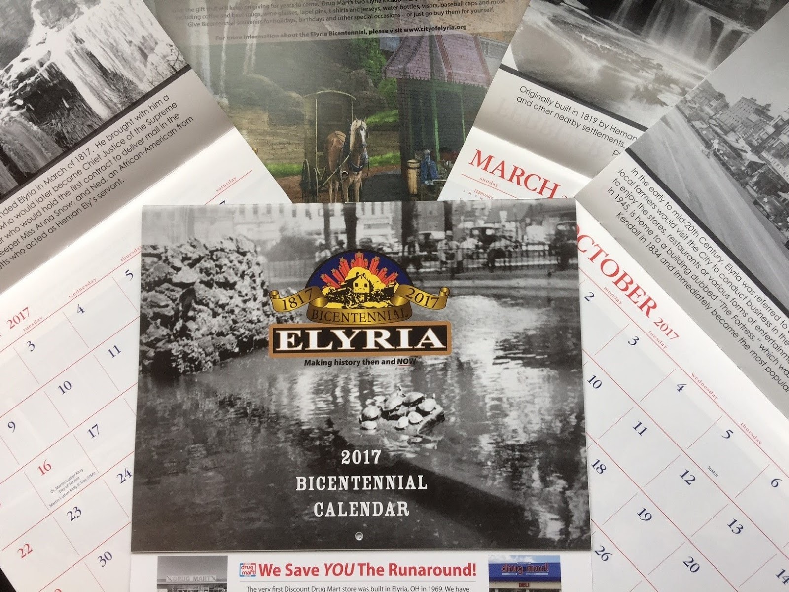 City of Elyria Historical Calendars Now Available!