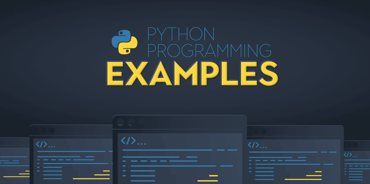 Basic Python Programs - Python Programming Examples - APY Material