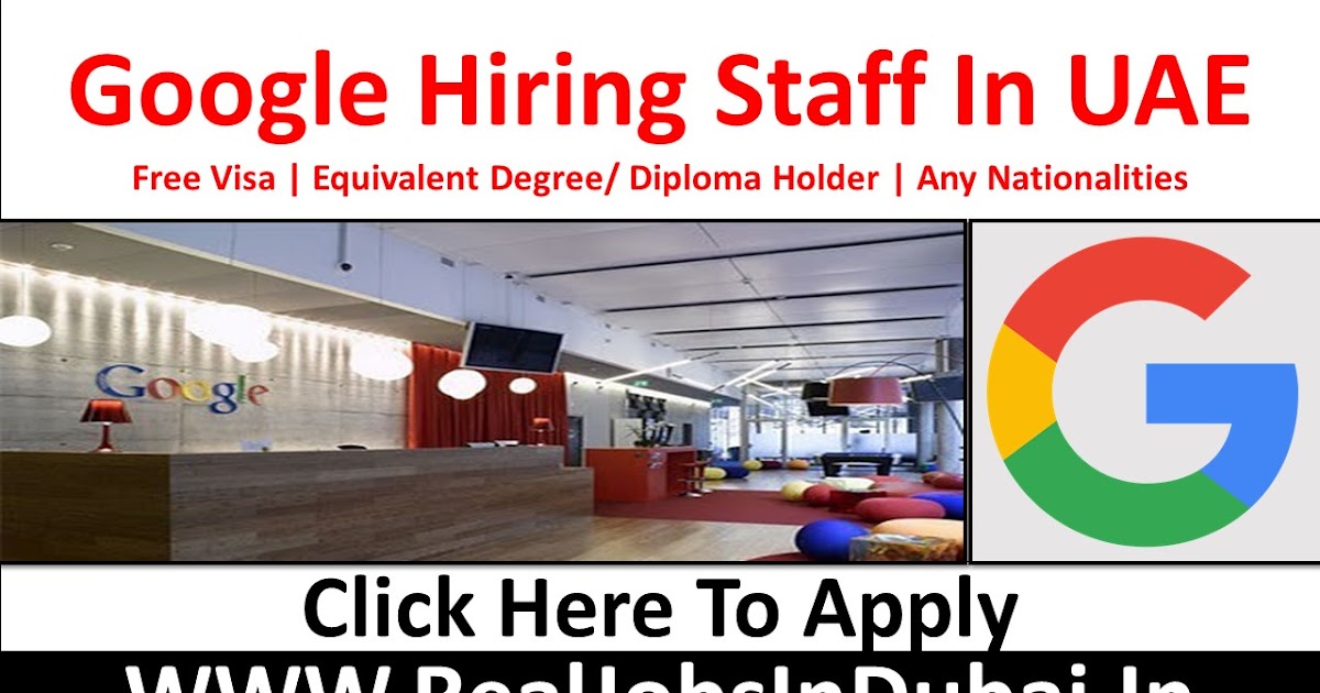 Google Careers Jobs Vacancies In Dubai UAE 2022