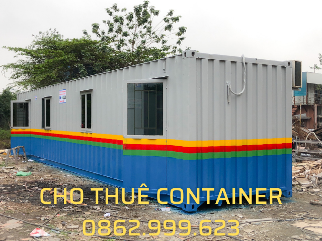 Container làm nhà điều hành dự án công trình xây dựng tại Hà Nội