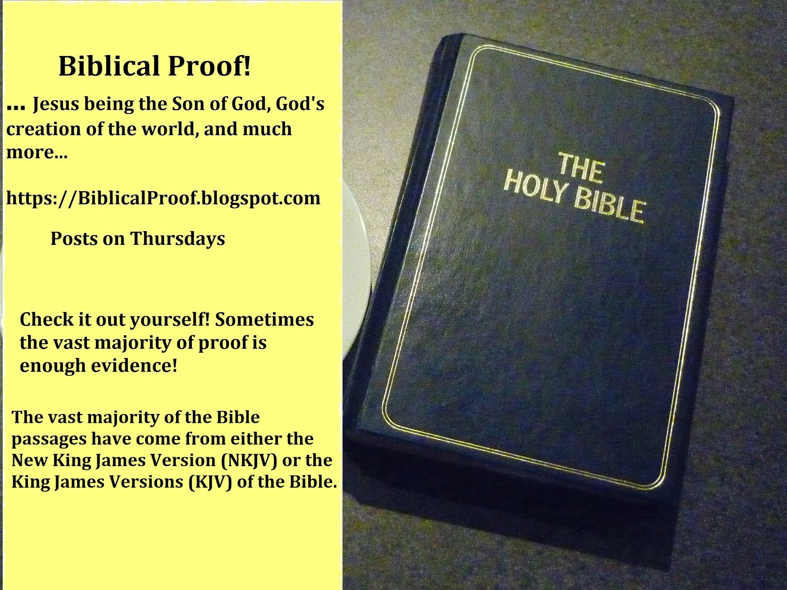 Biblical Proof!