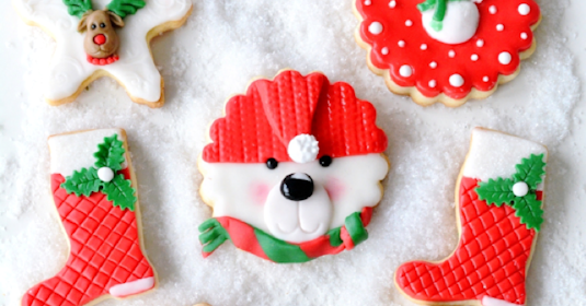 Kessy's Pink Sugar: Weihnachtliche Fondant Kekse
