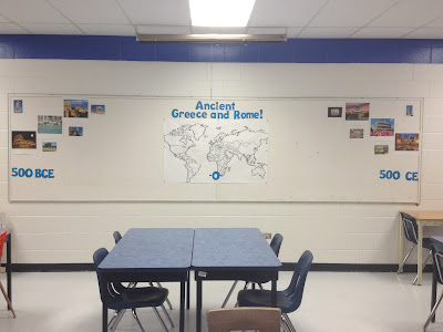 Interactive bulletin board, QR codes in the classroom