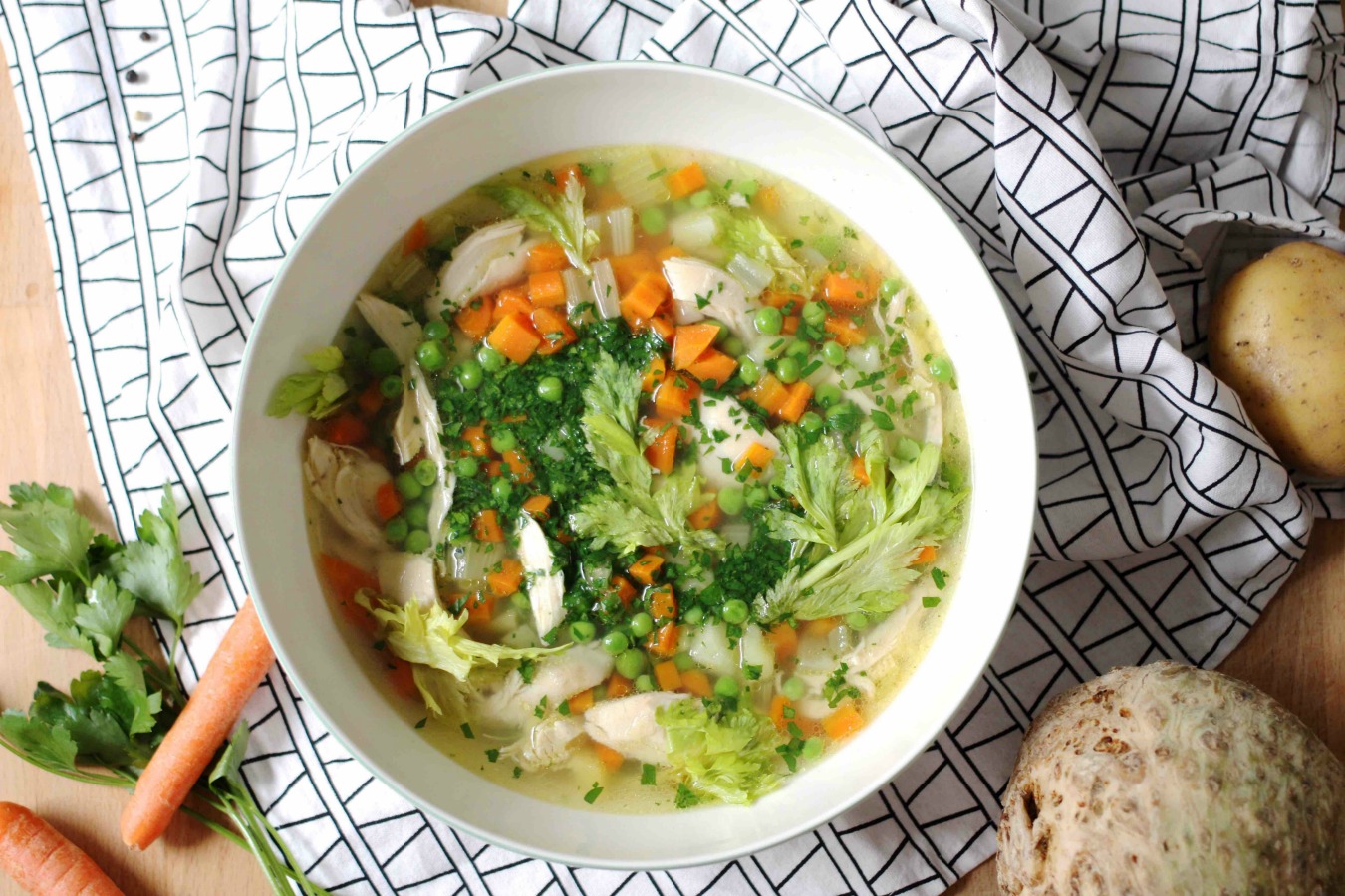 HOME OF HAPPY: HÜHNERSUPPE {HEALTHY SOULFOOD}