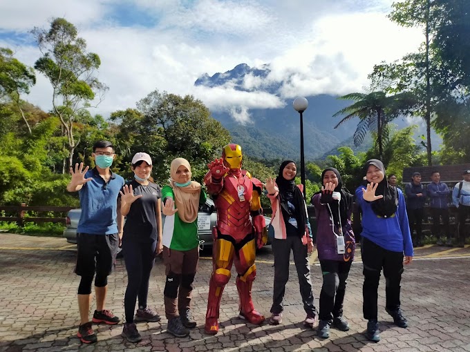Ironman Naik Gunung Kinabalu!