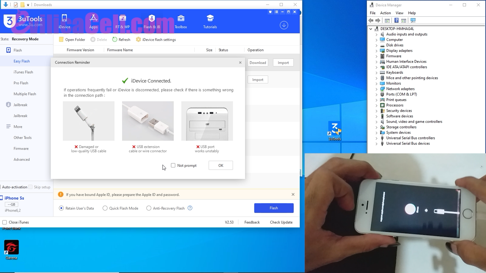Tutorial Flash iPhone 6S via 3uTools 100 Work EvilicaCell