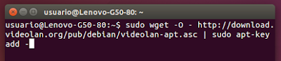 sudo wget -O - http://download.videolan.org/pub/debian/videolan-apt.asc | sudo apt-key add -