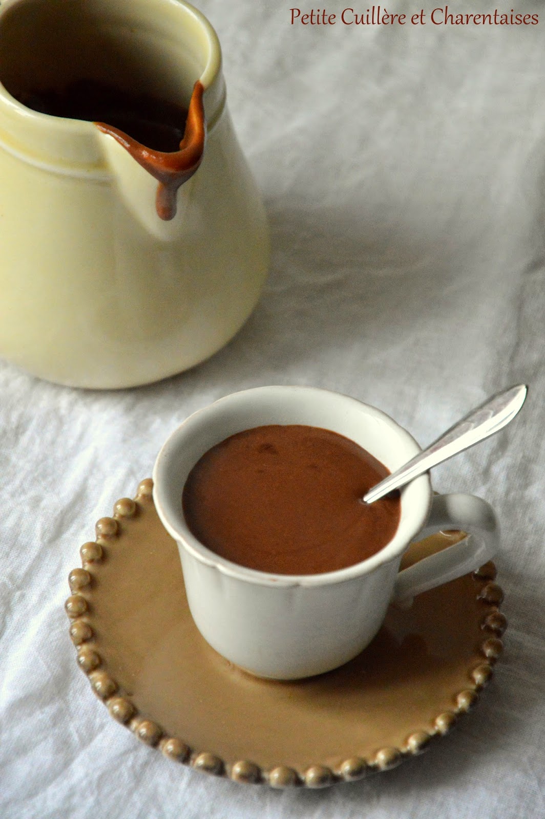 Petite Cuillère et Charentaises Chocolat chaud à l