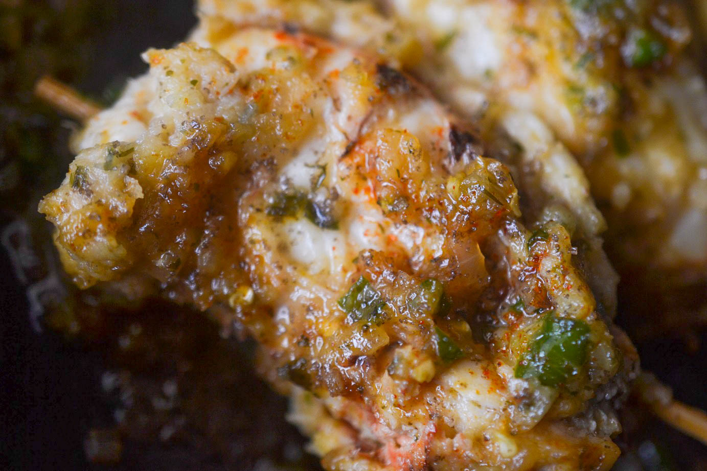 Greedy Girl Sweet chili garlic lobster pops