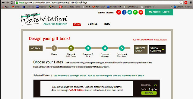 Datevitation.com website screen shot