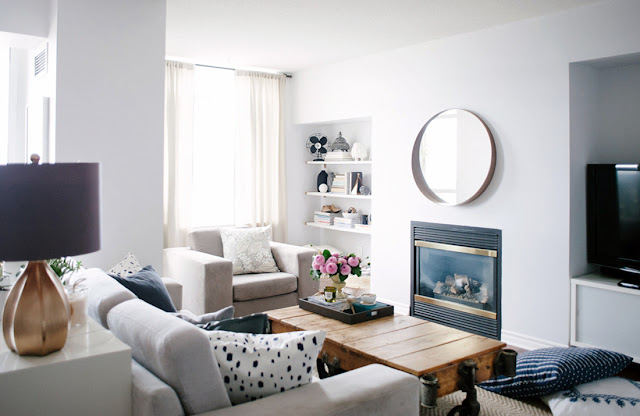 Blog Achados de Decoração, Pequenino Apartamento decorado em tons neutros