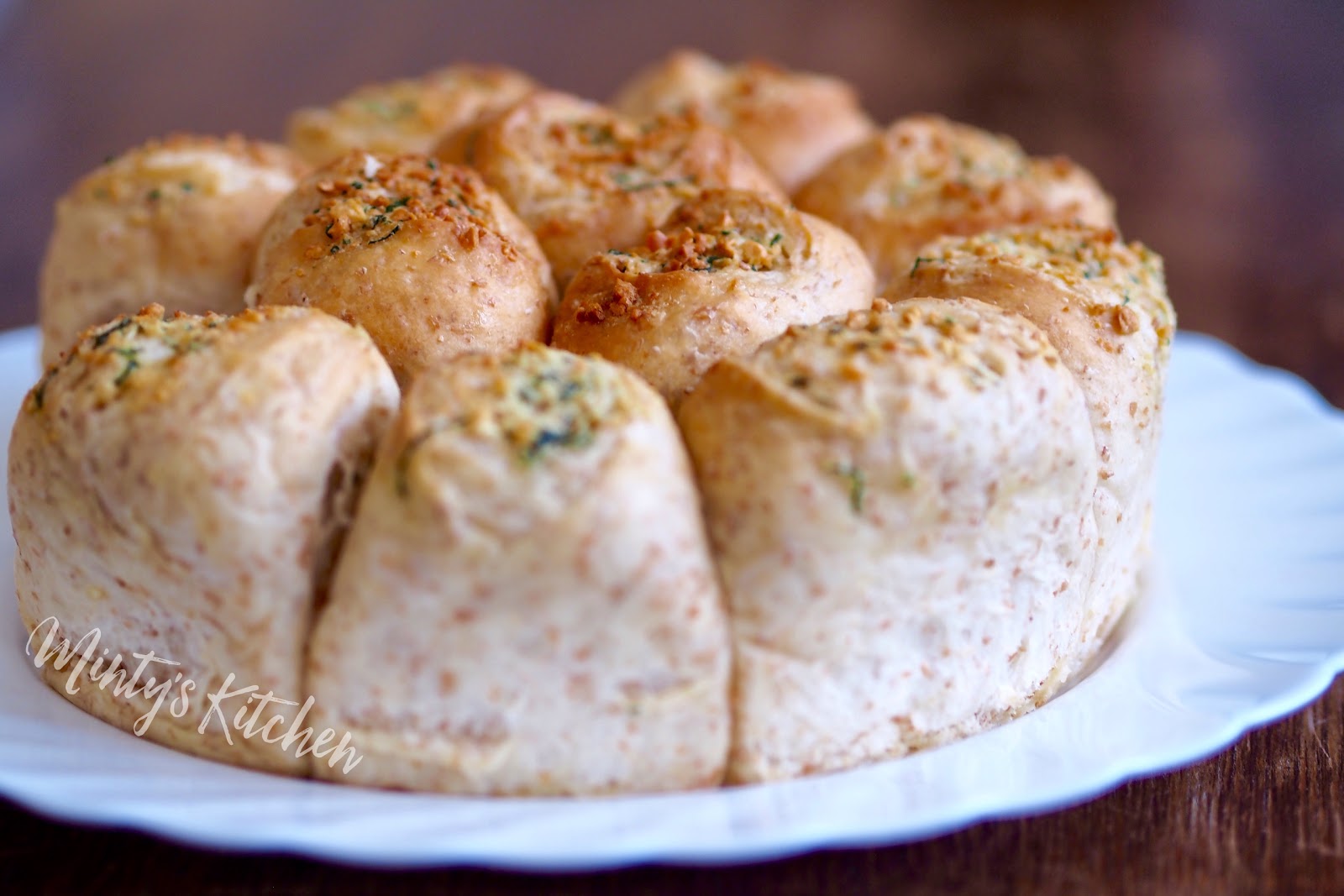 Minty's Kitchen ButterGarlic Wholemeal Buns