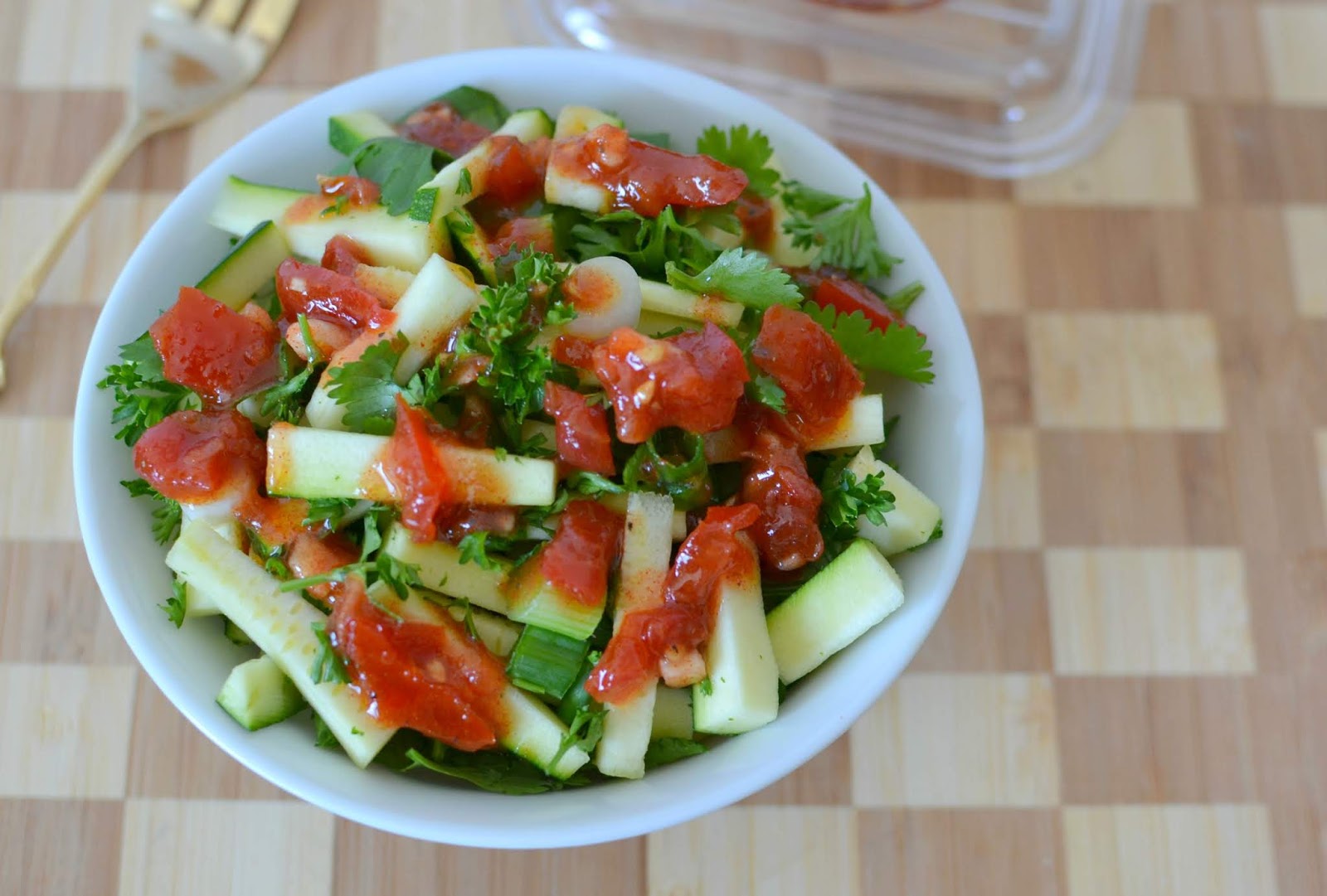 This summer tomato garlic salad dressing is perfect with lettuce salads, pasta salads and delicious drizzled over roasted vegetables! Skip the store bought stuff and make this instead!