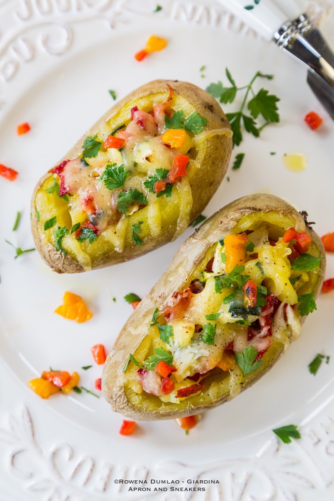 TwiceBaked VegetableStuffed Potatoes