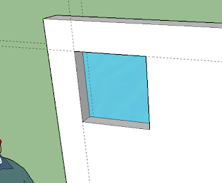 membuat komponen jendela menembus tembok