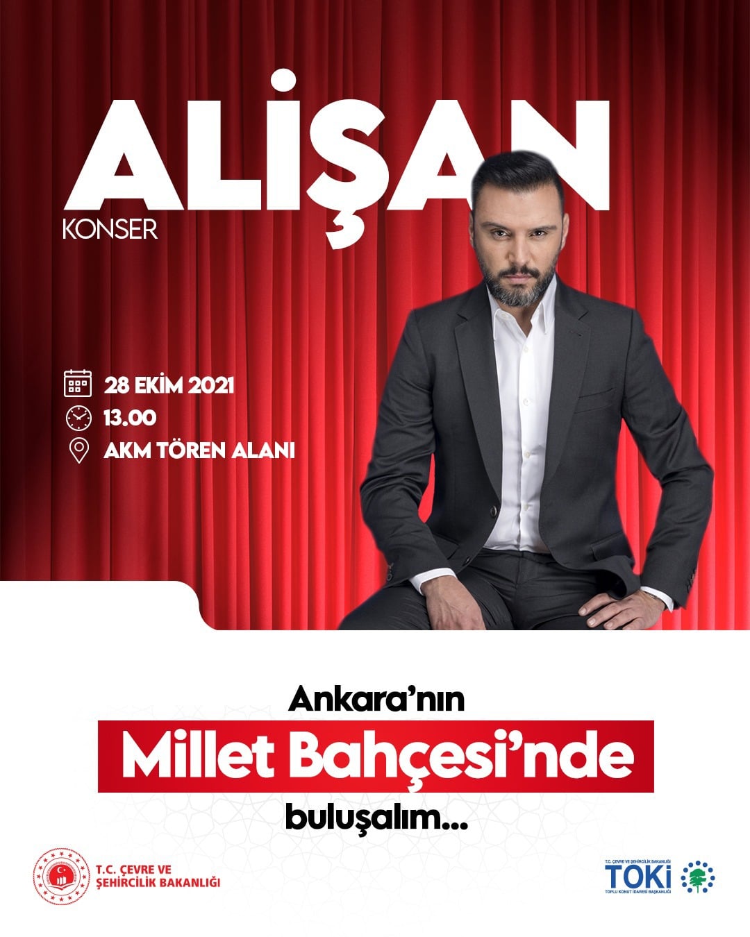 Ankara Akm Millet Bahçesi ALİŞAN Konserİ