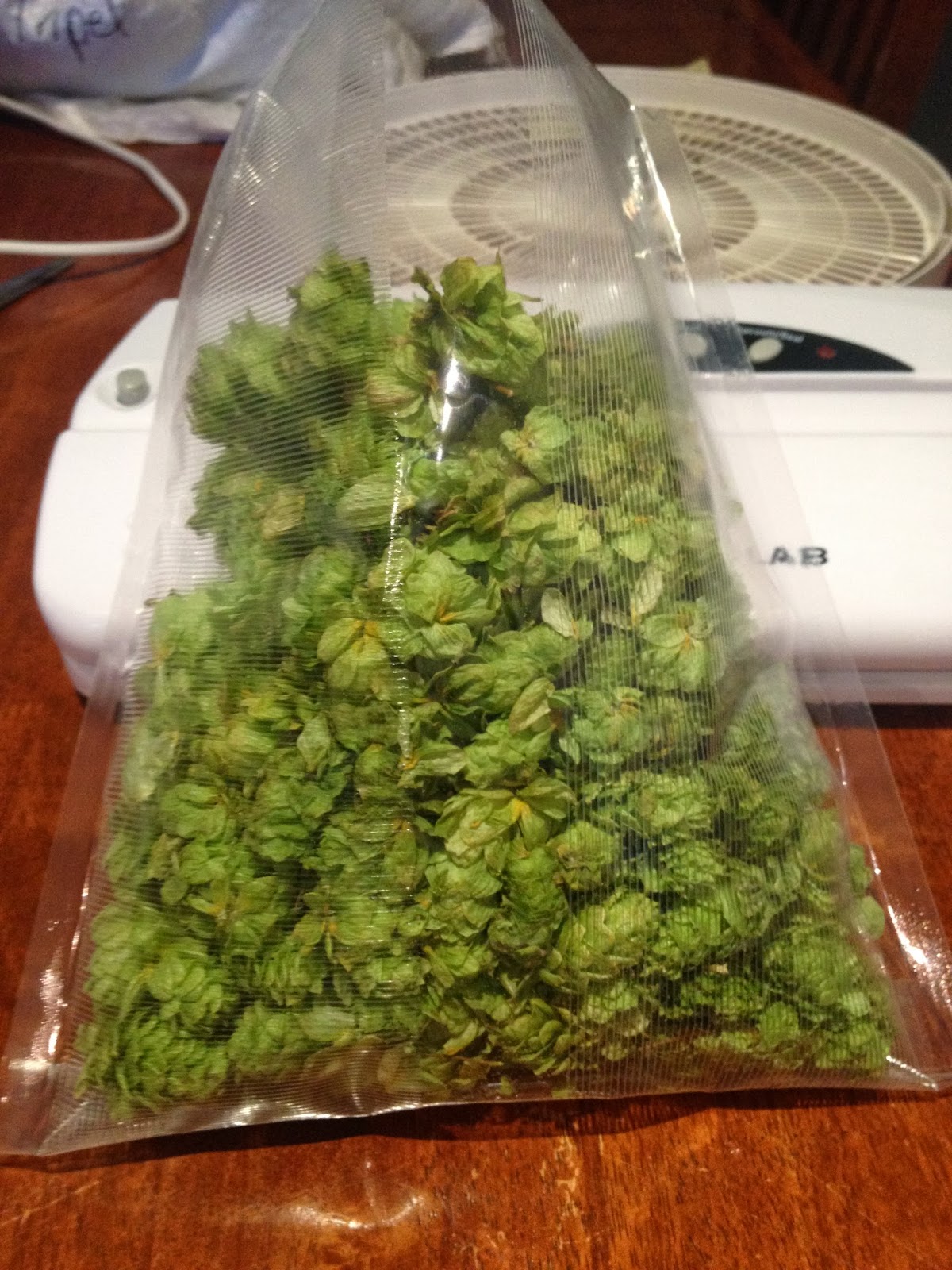 Drying my home grown hops