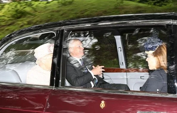 Queen Elizabeth II and Prince Andrew, Princess Beatrice, The Prince of Wales and The Duchess of Cornwall