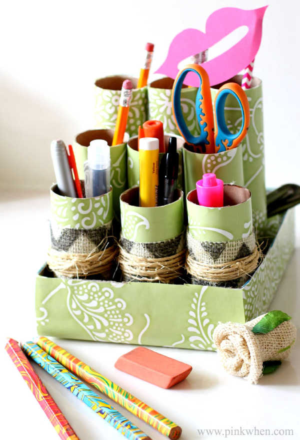 Ways To Organize With Cardboard Tubes - Budget Organizing Hack 7 1 Organizing%2BWith%2BCardboard%2BTubes%2BBudget%2BOragnizing%2BHack%2B1