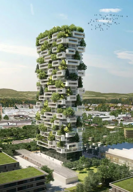 غابة عمودية بالعاصمة الإدارية غابة عمودية بالعاصمة الإدارية