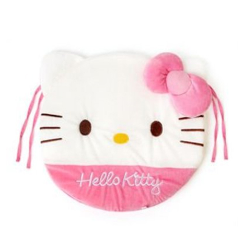 Hello Kitty Face Sitting Cushion Seat Mat Pad Girls Office Chair Plush