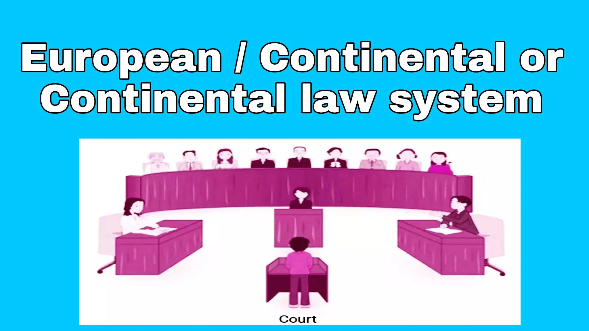european law system continental law system