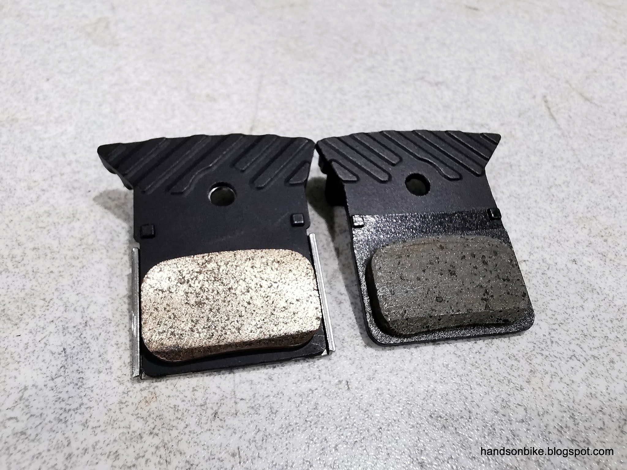 Hands On Bike Shimano Hydraulic Disc Brake Pads Resin vs Metal, With