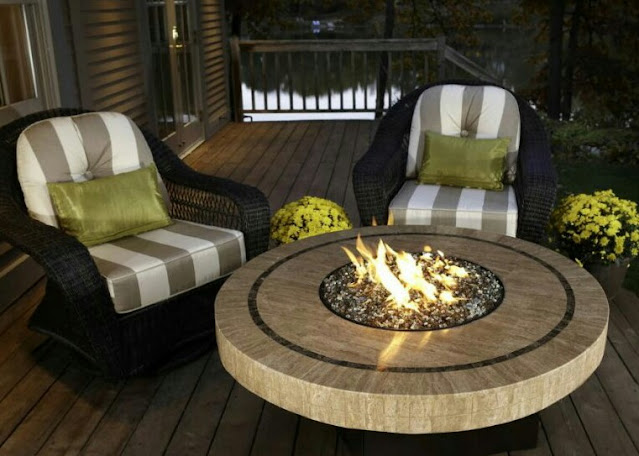 covered outdoor living spaces with fireplace