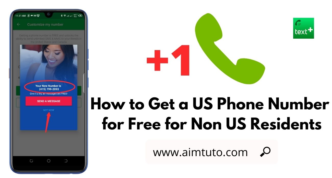 How to Get a US Phone Number for Free from Outside the US AiM Tutorials