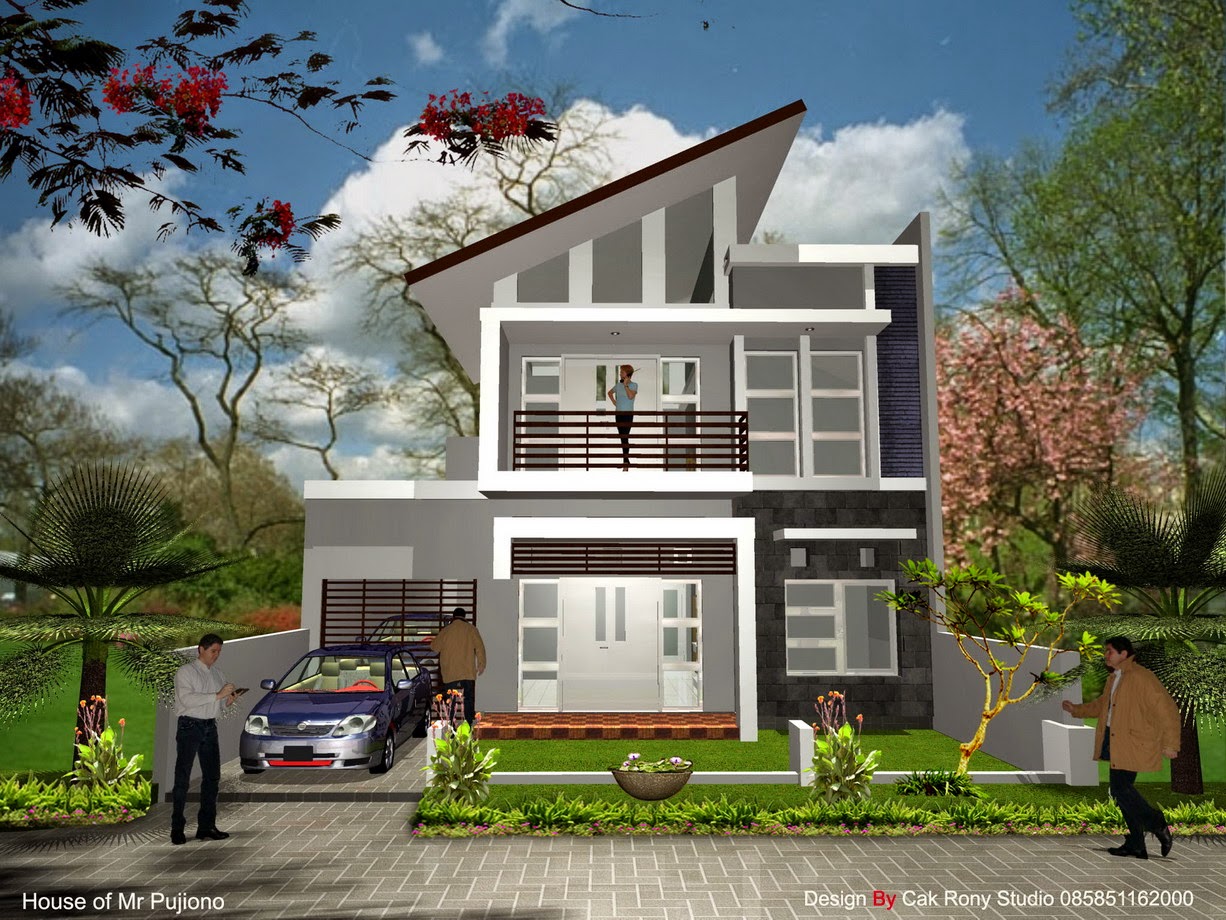 35+ Rumah Minimalis 2 Lantai Tanpa Atap Background